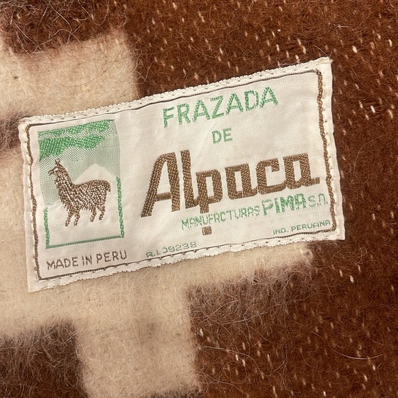 Frazada De Alpaca Blanket size 65/80 - Picture 10 of 12